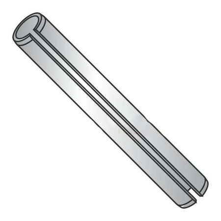 Newport Fasteners Slotted Spring Pin, 5/64 in Outside Dia, 3/8 in L, Stainless Steel, 5000 PK 399352